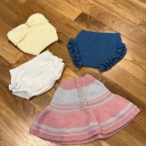 Handmade one-of-a-kind custom knitted lot